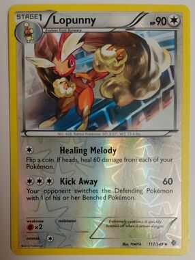 Lopunny - Reverse Holo Pokemon Card - Boundaries Crossed